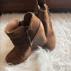 UGG Brown Suede Ankle Boots